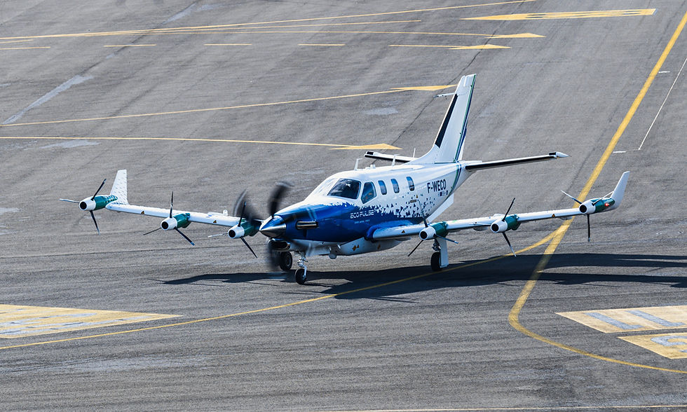 EcoPulse on runway