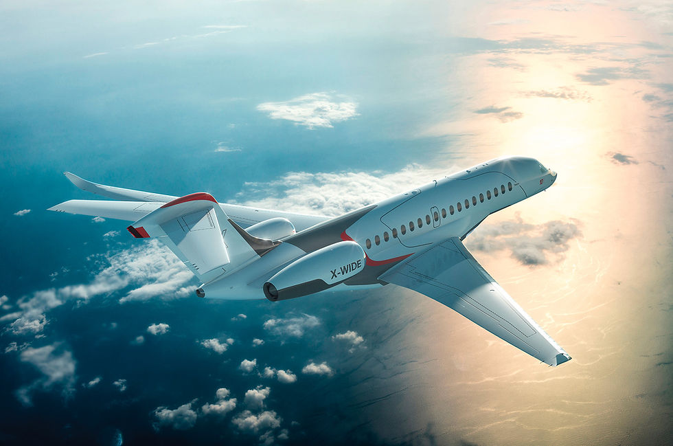 Dassault Falcon 10X Render