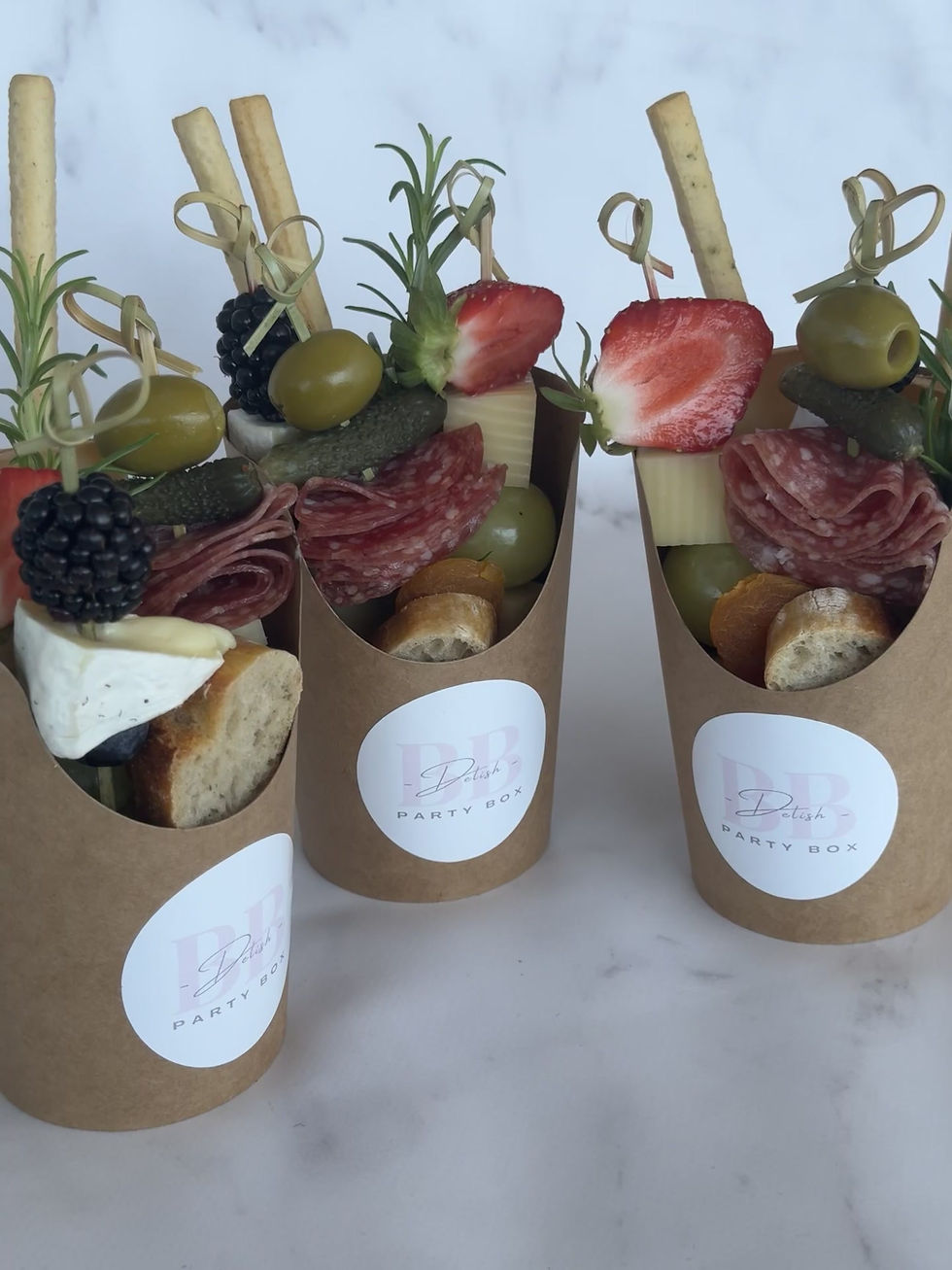 Miniaturbild: Snack-Box in Bechern