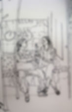 23 round strip detail women talking