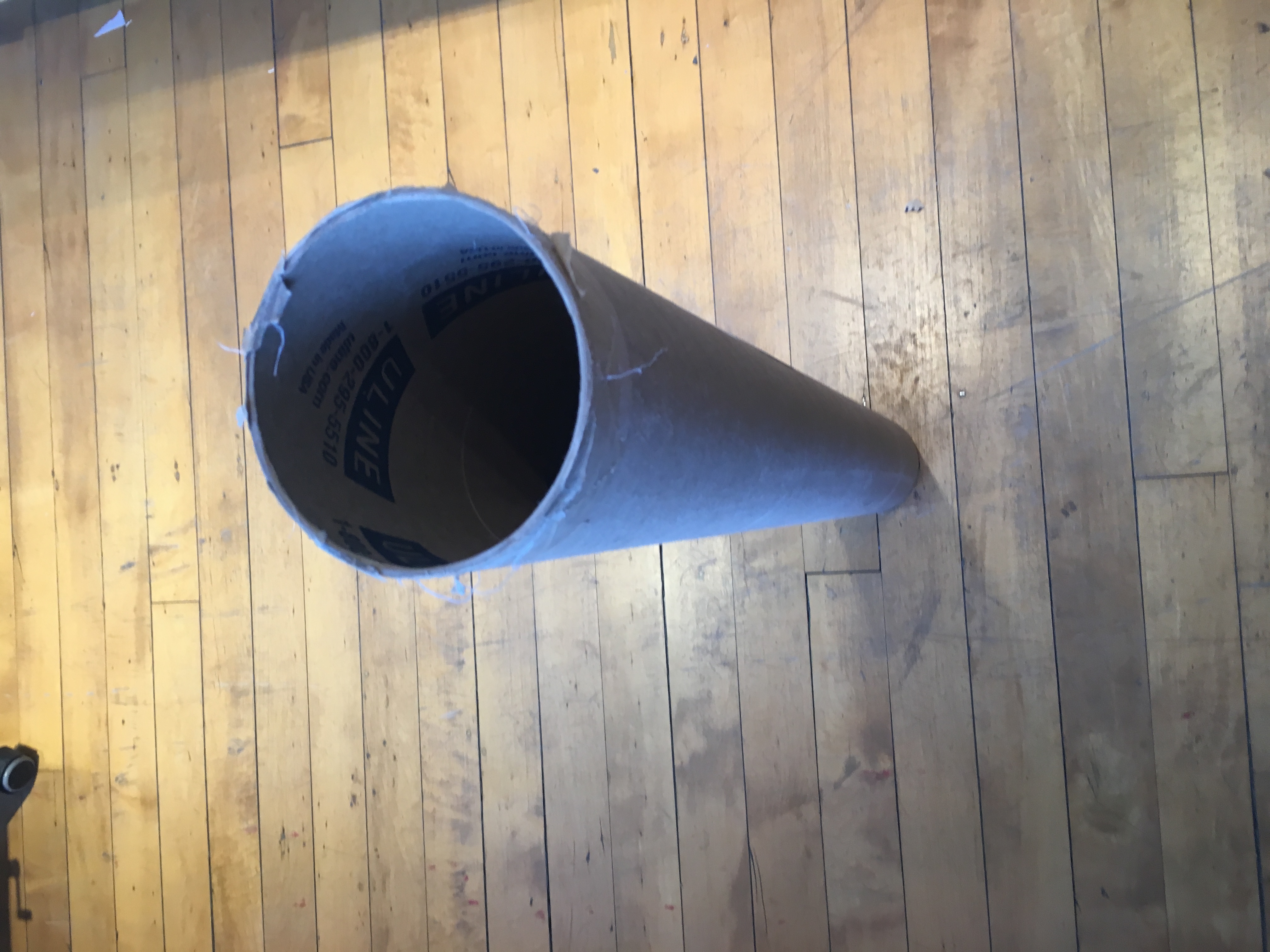 1. Get a tube that is larger than the work