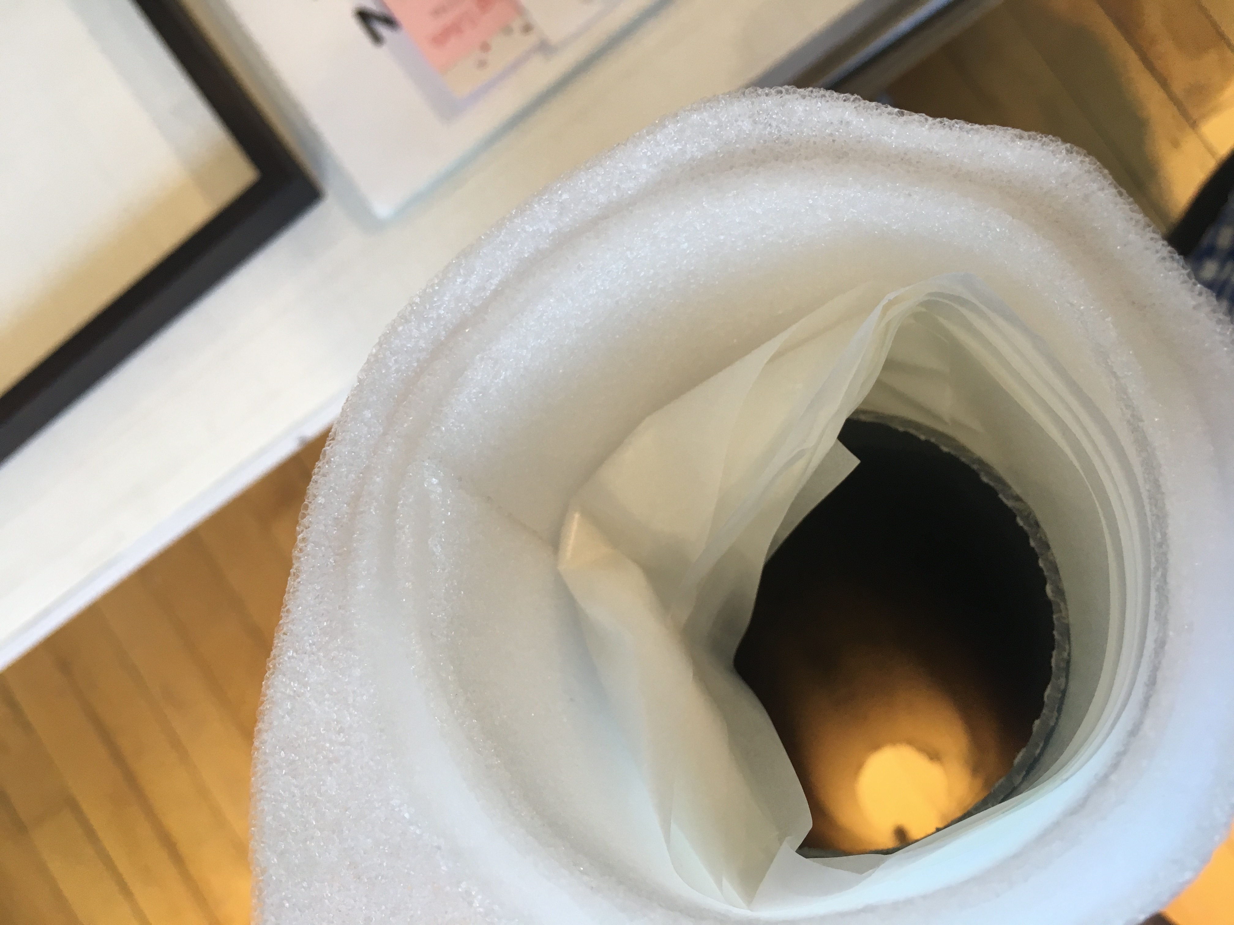 16. wrap it around flat then stand