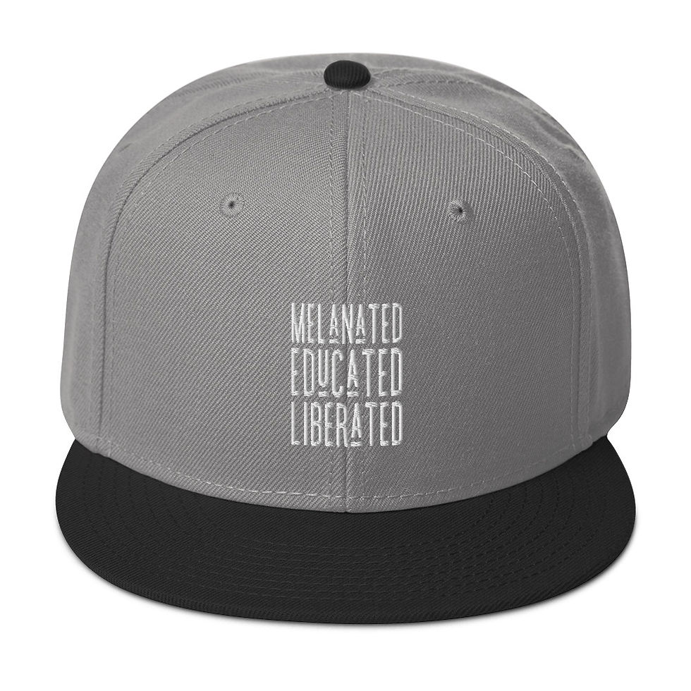 Thumbnail: MELANATED, EDUCATED, LIBERATED: Snapback Hat