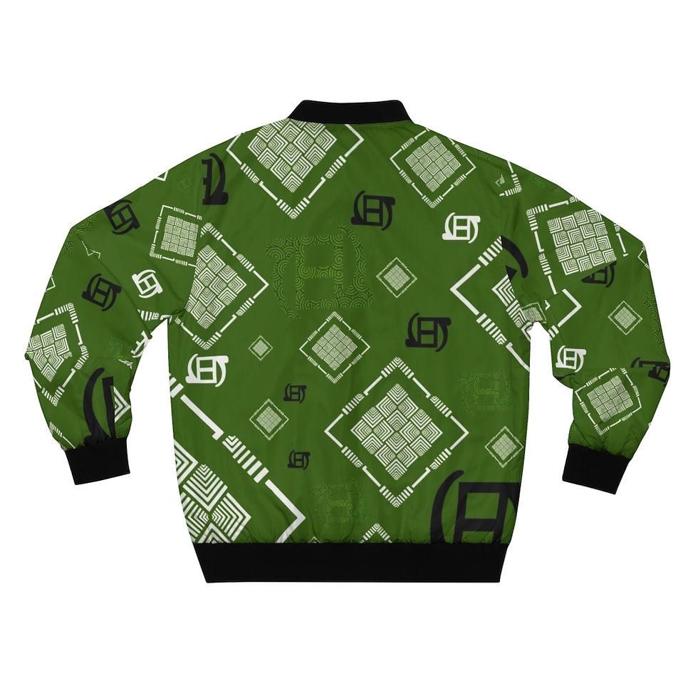 Thumbnail: Green Sankofa ONYANKOPON: Bomber Jacket