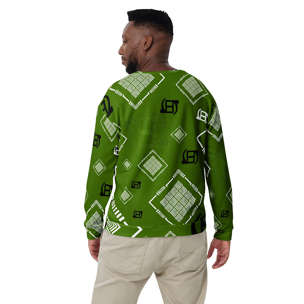 Thumbnail: Green Sankofa ONYANKOPON: Sweatshirt