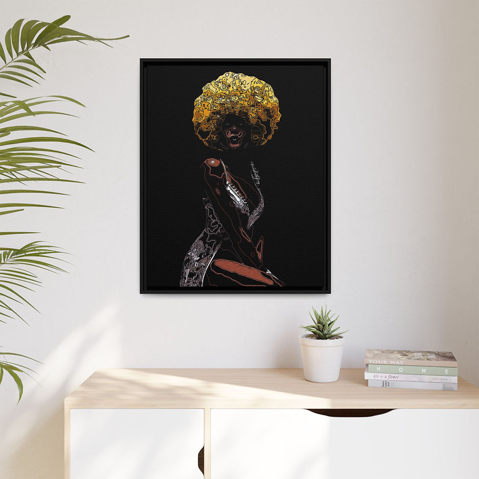 Thumbnail: Black Queen Wit A Golden Fro N' Anime...