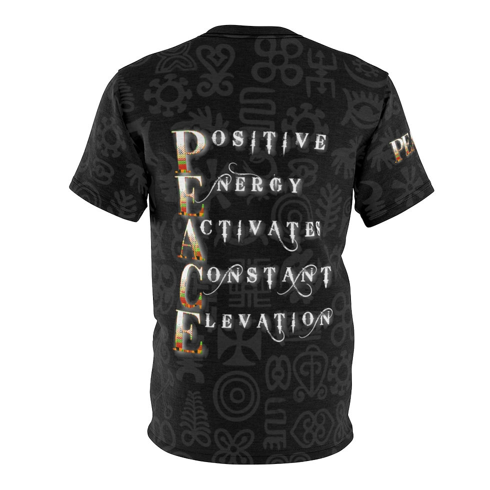Thumbnail: PEACE: Positive Energy Activates Constant Elevation King's Tee