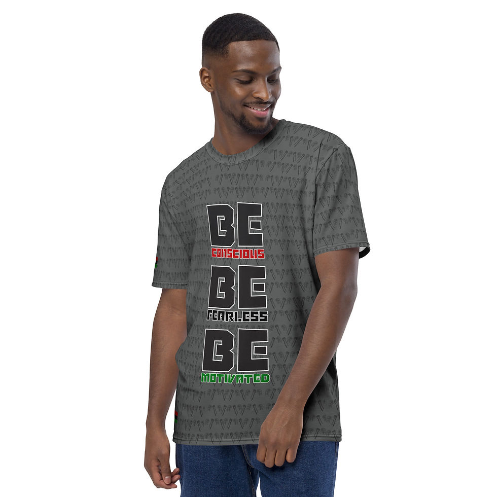 Thumbnail: Be Conscious, Be Fearless, Be Motivated: Gray King's Tee
