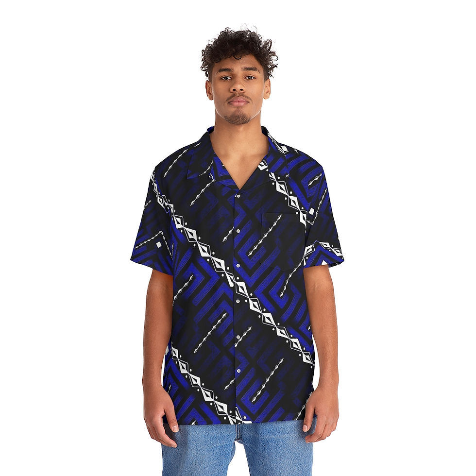 Thumbnail: Blue Stamlyne: King's Dress Shirt