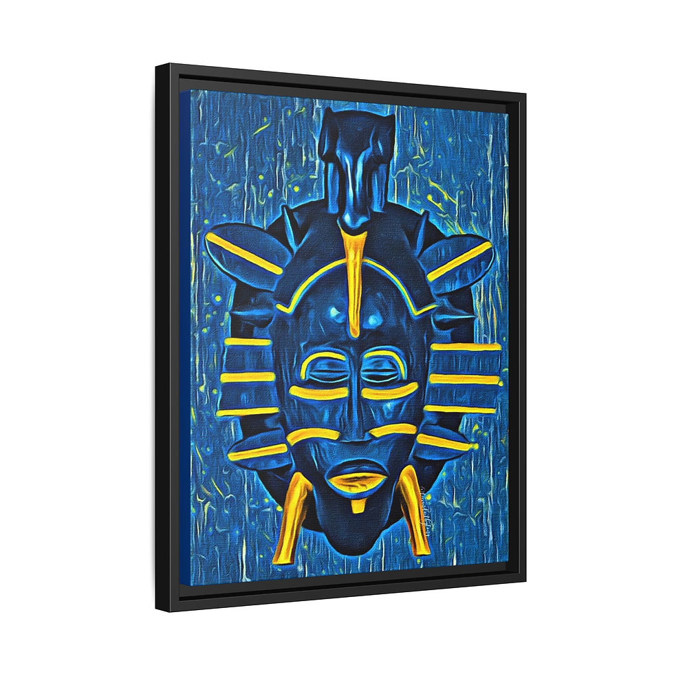 Thumbnail: Blue Senoufo Tribal Mask...