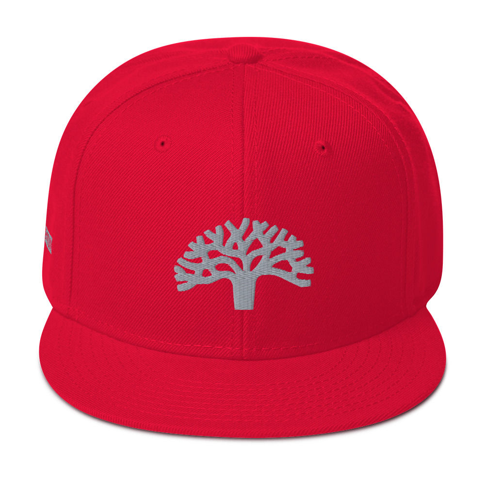 I Do It 4 OAK: Red Alternate Snapback Hat