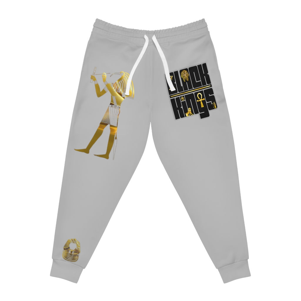 Black KINGs: Kemetic Gray Joggers 