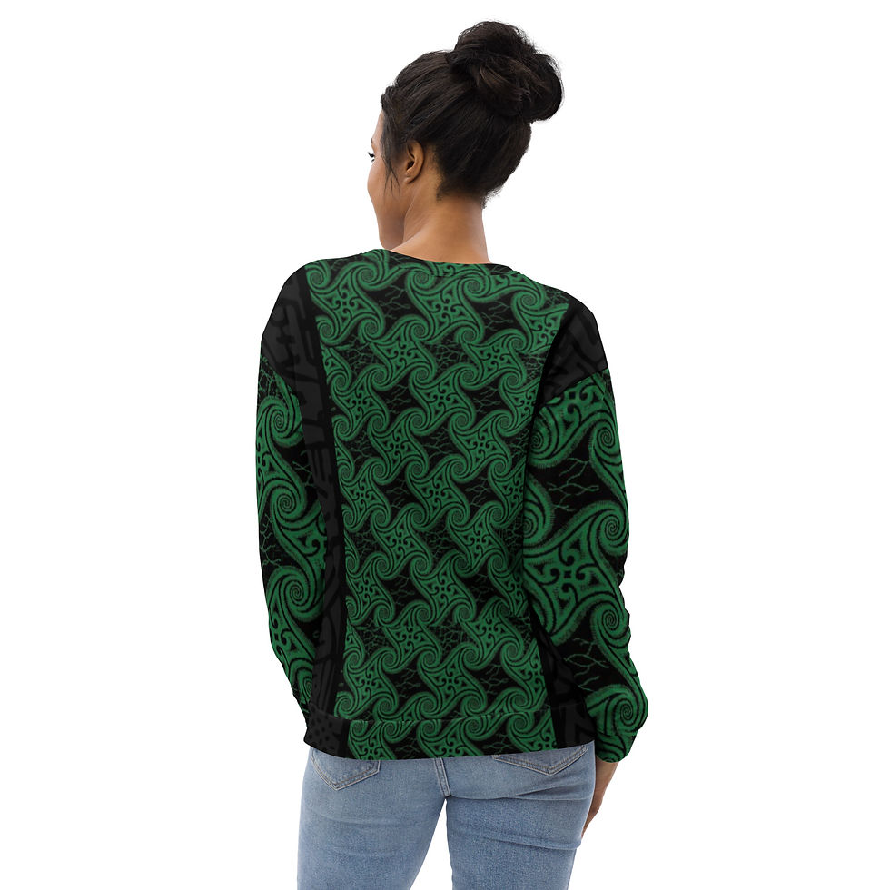 Thumbnail: Green NYOTA Ankara Sweatshirt