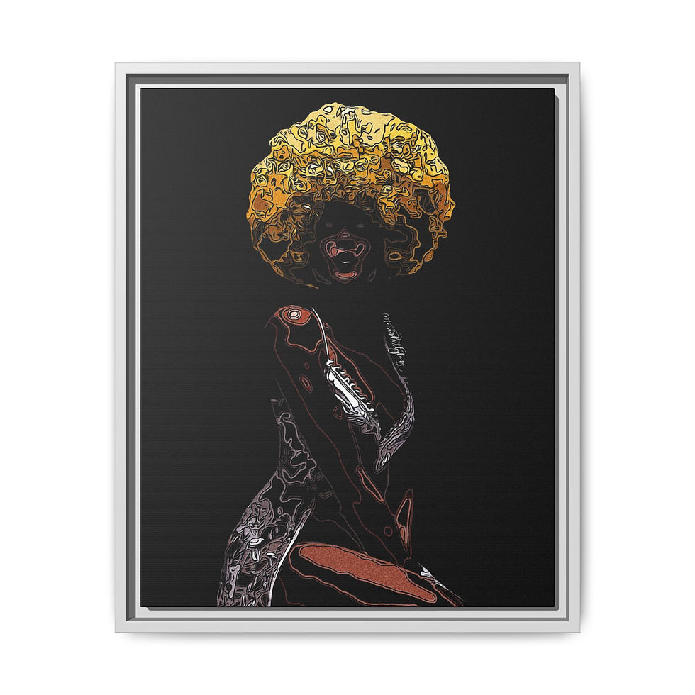 Thumbnail: Black Queen Wit A Golden Fro N' Anime...