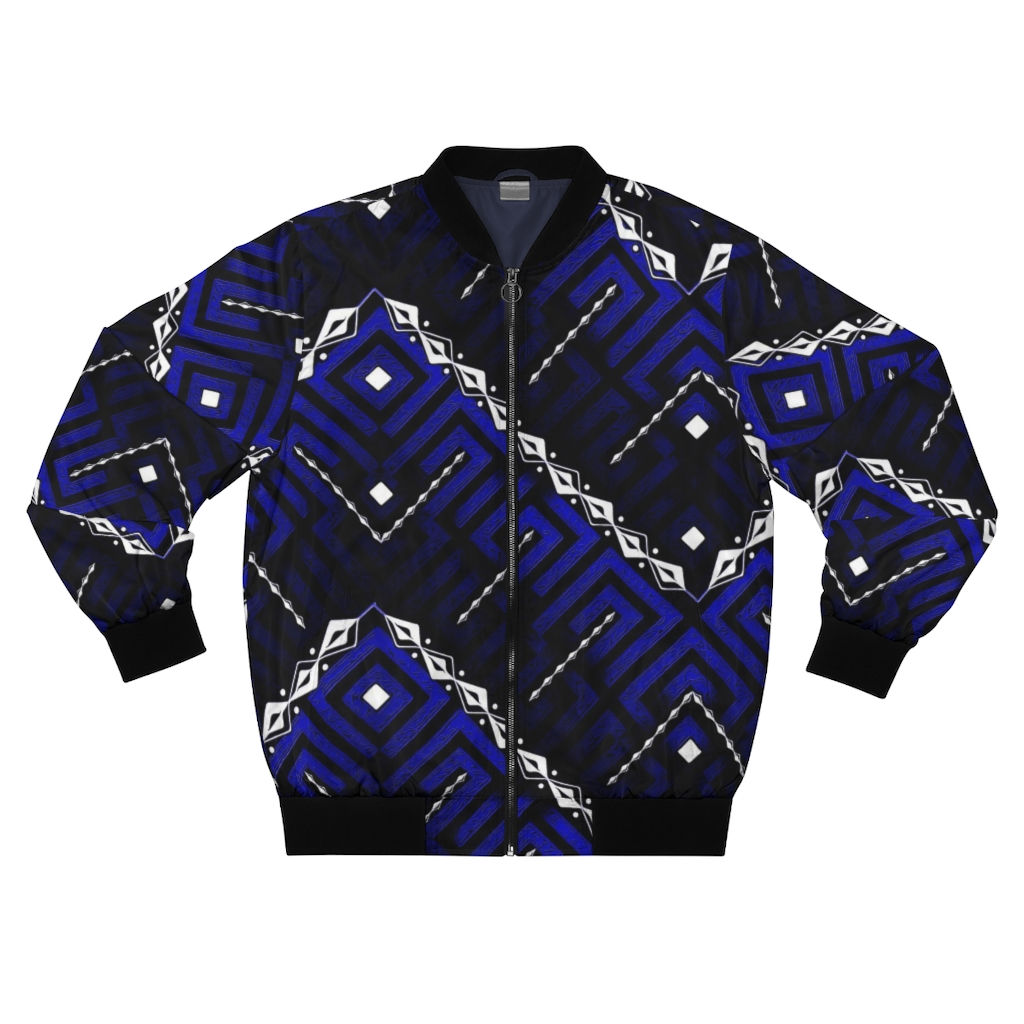 Blue Stamlyne: Bomber Jacket