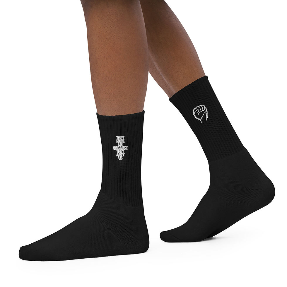 Thumbnail: THEY HATE US BECAUSE THEY AIN'T US: Socks
