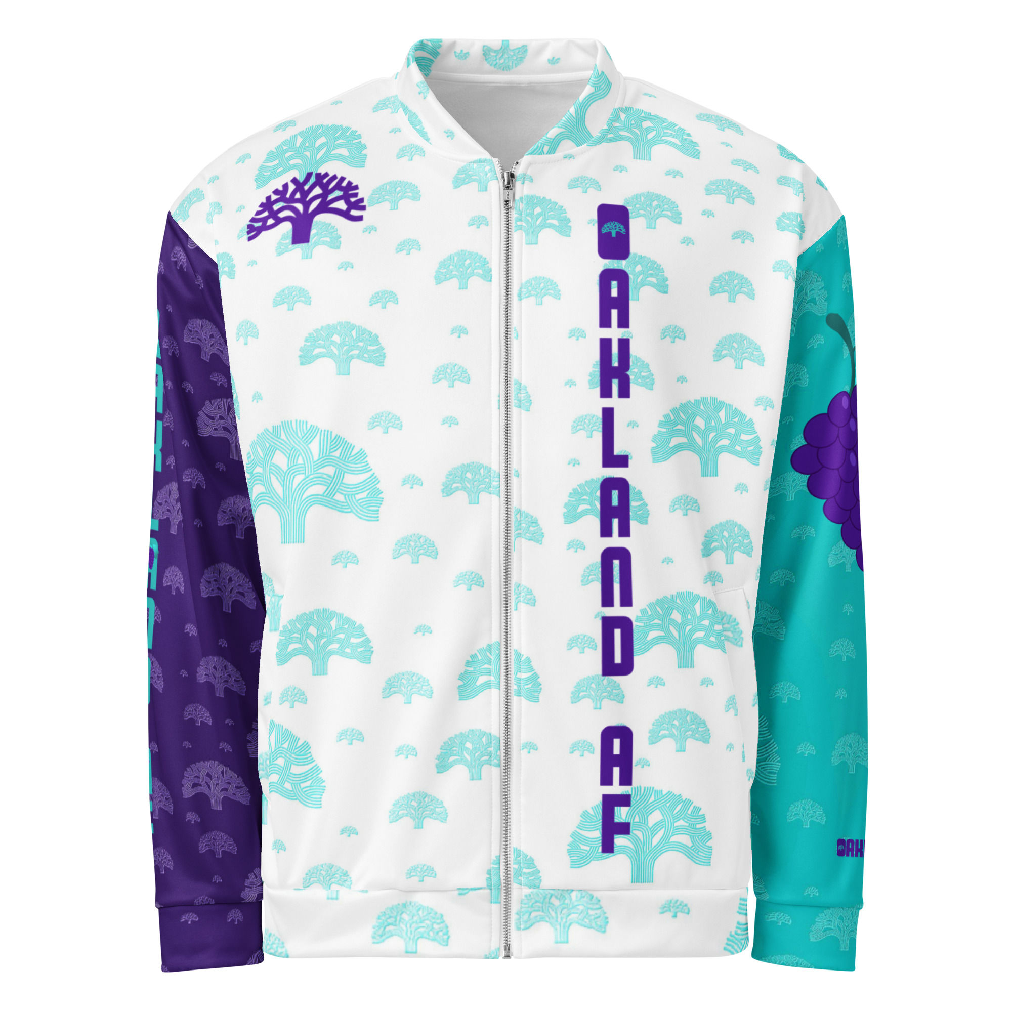 Oakland AF: Grape Alternate Bomber Jacket
