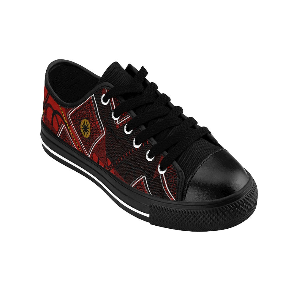 Thumbnail: Red Ankara Ananse Sneakers