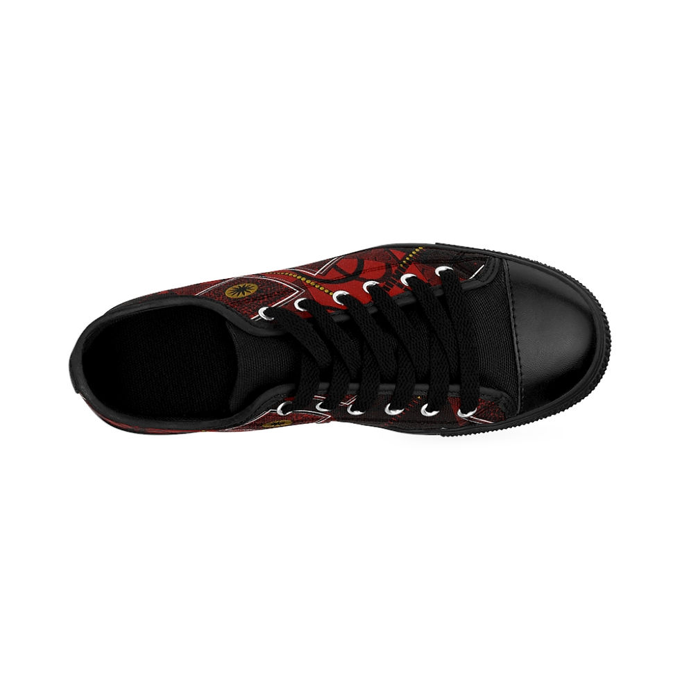 Thumbnail: Red Ankara Ananse Sneakers
