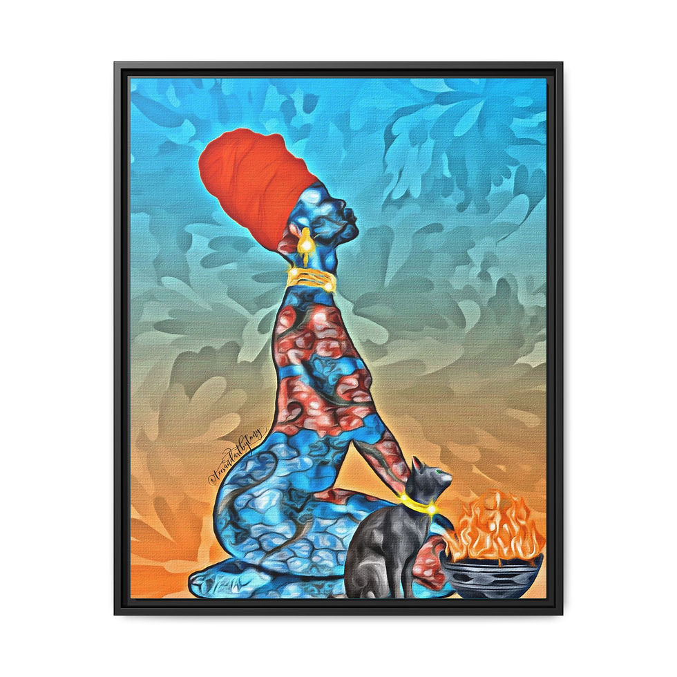 Thumbnail: Ankara Blue Malkia Kiroho...