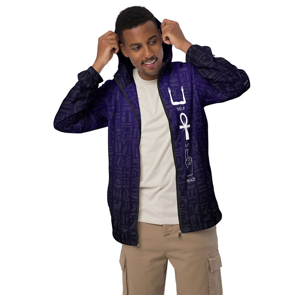 Thumbnail: Self, Life, Peace: Kemetic Windbreaker