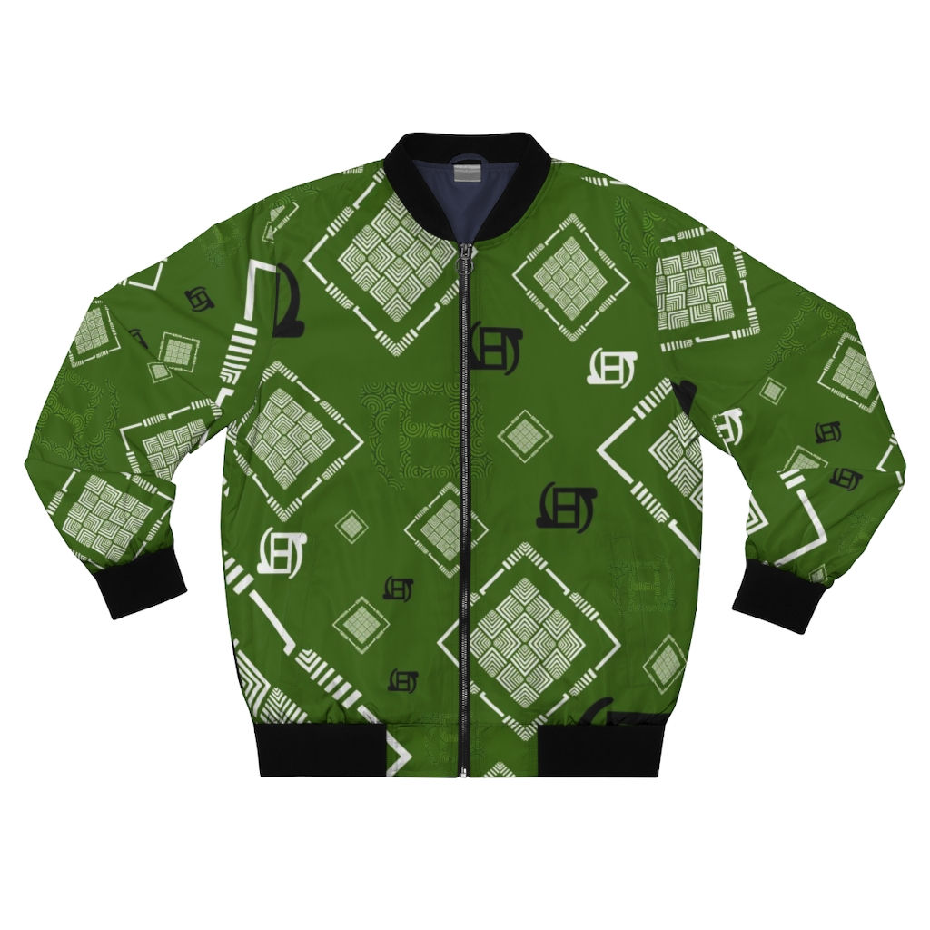 Green Sankofa ONYANKOPON: Bomber Jacket