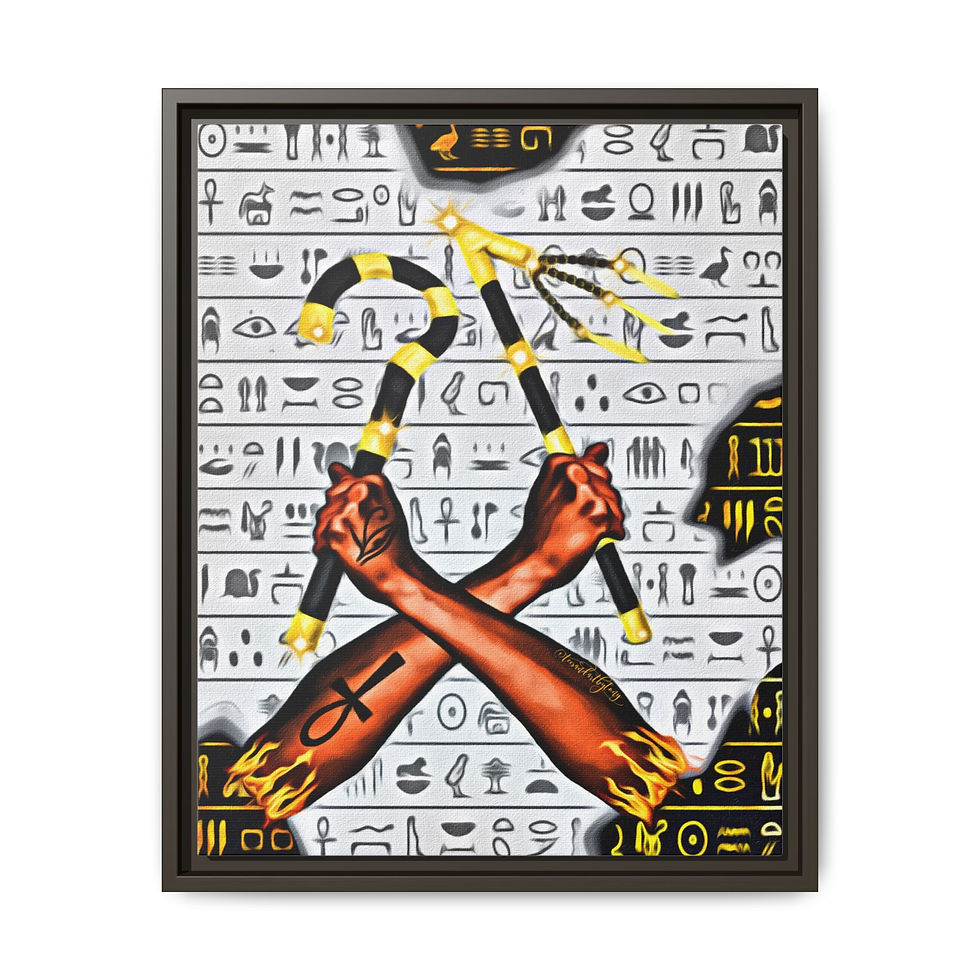 Thumbnail: Kingship & Fertility: Kemetic Crook & Flail...