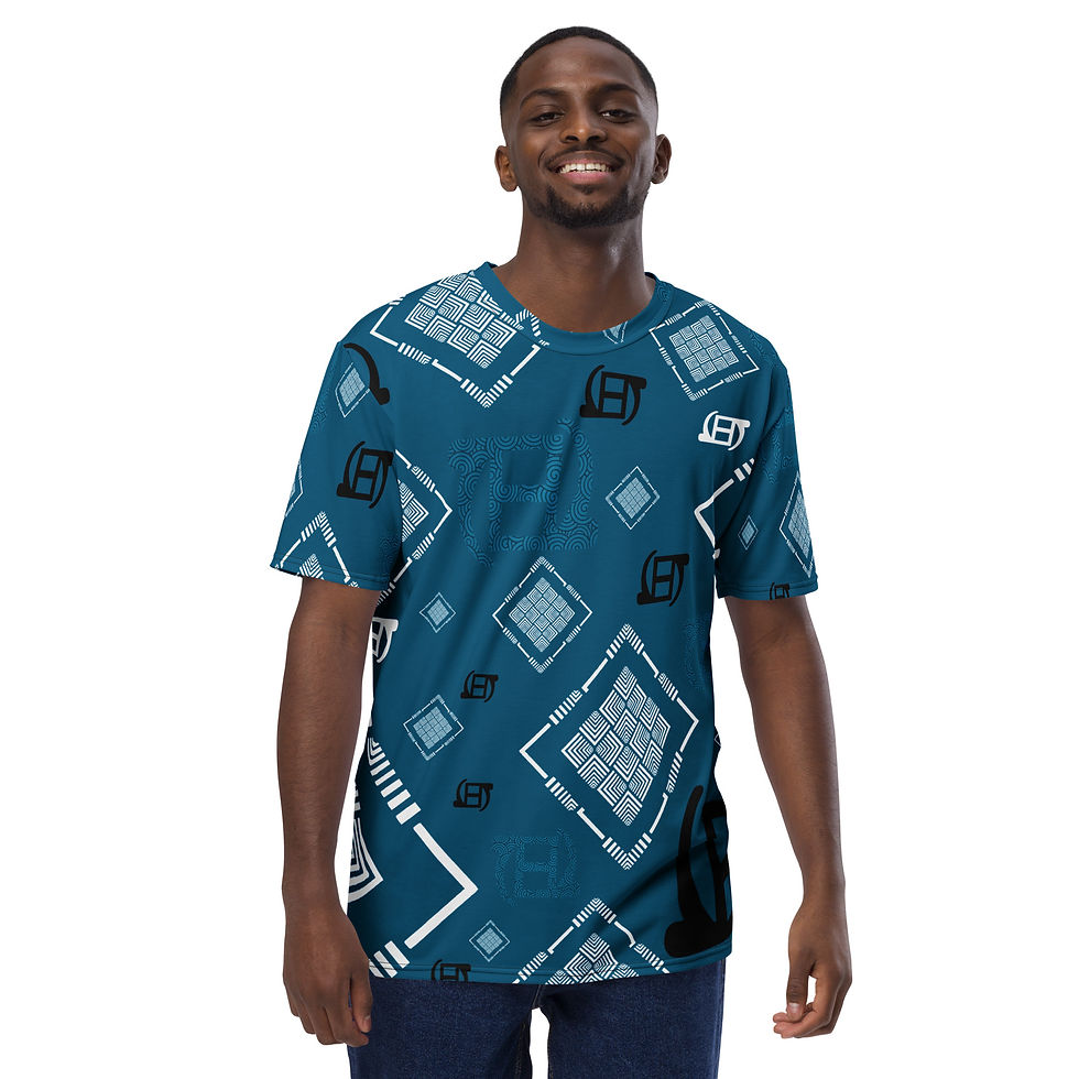 Thumbnail: Aqua Blue Sankofa ONYANKOPON: King's Tee