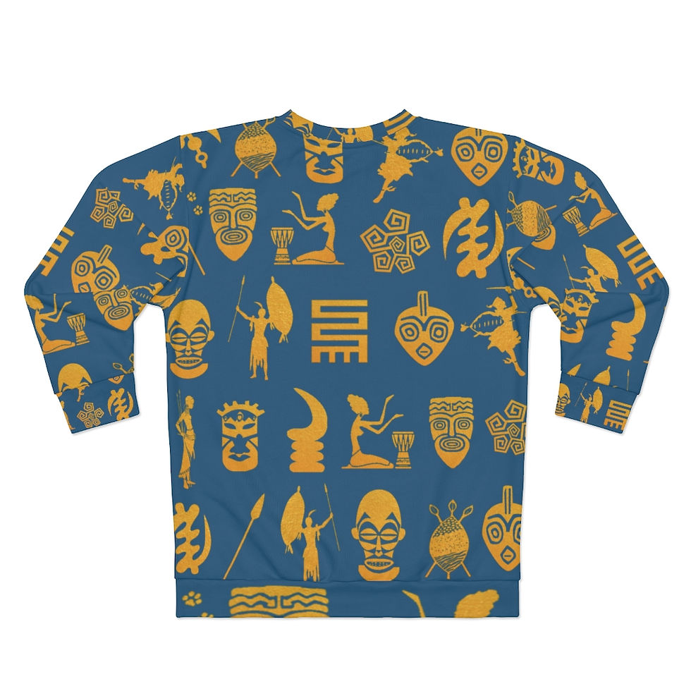 Thumbnail: TRIBAL N' True Ocean Blue Sweatshirt