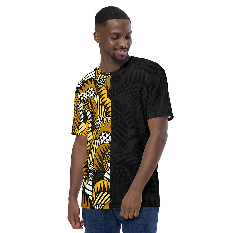 Thumbnail: Maua Gold Ankara King's Tee