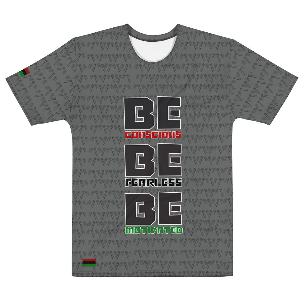 Thumbnail: Be Conscious, Be Fearless, Be Motivated: Gray King's Tee