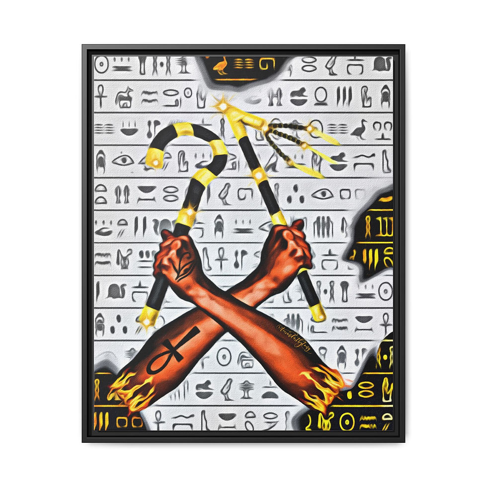 Thumbnail: Kingship & Fertility: Kemetic Crook & Flail...