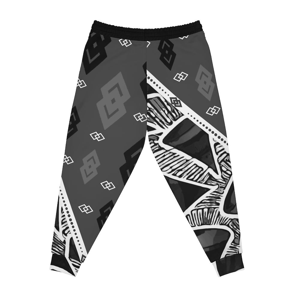 Thumbnail: Gray Epa Tympany Ankara Joggers