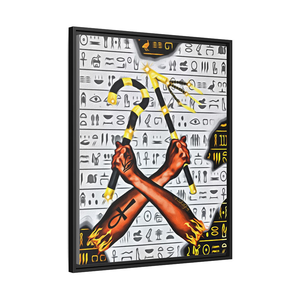 Thumbnail: Kingship & Fertility: Kemetic Crook & Flail...