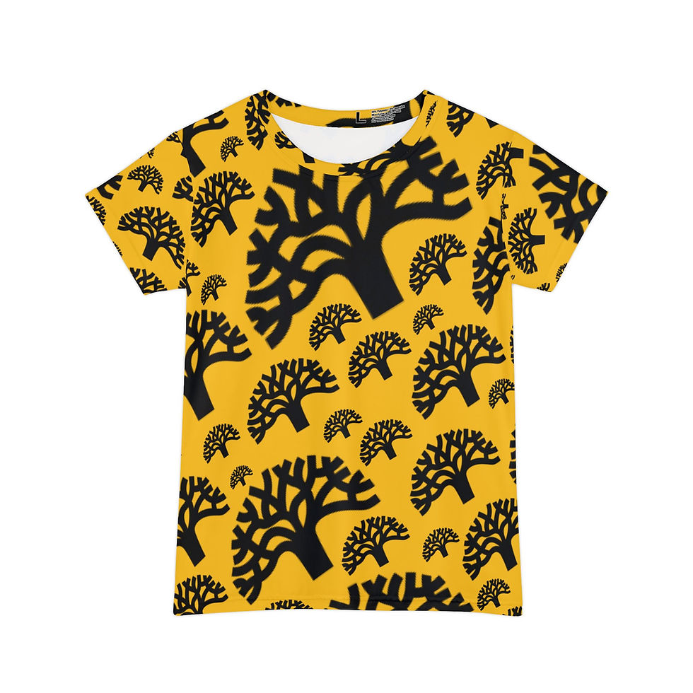 Thumbnail: True OAKLAND 510 Tree N' University Gold Queen's Tee