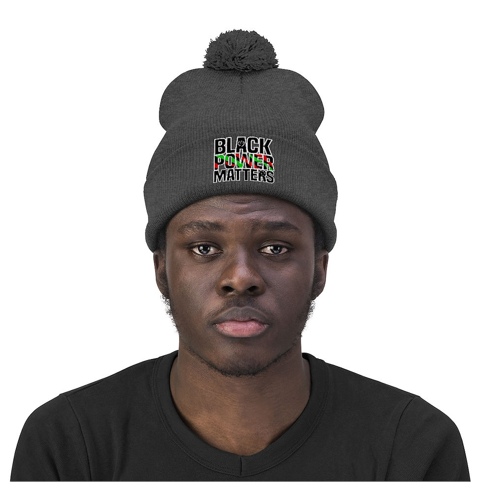 Thumbnail: BLACK POWER MATTERS: Pom Pom Beanie