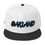 Thumbnail: Oakland: Magic WHT Alternate Snapback Hat