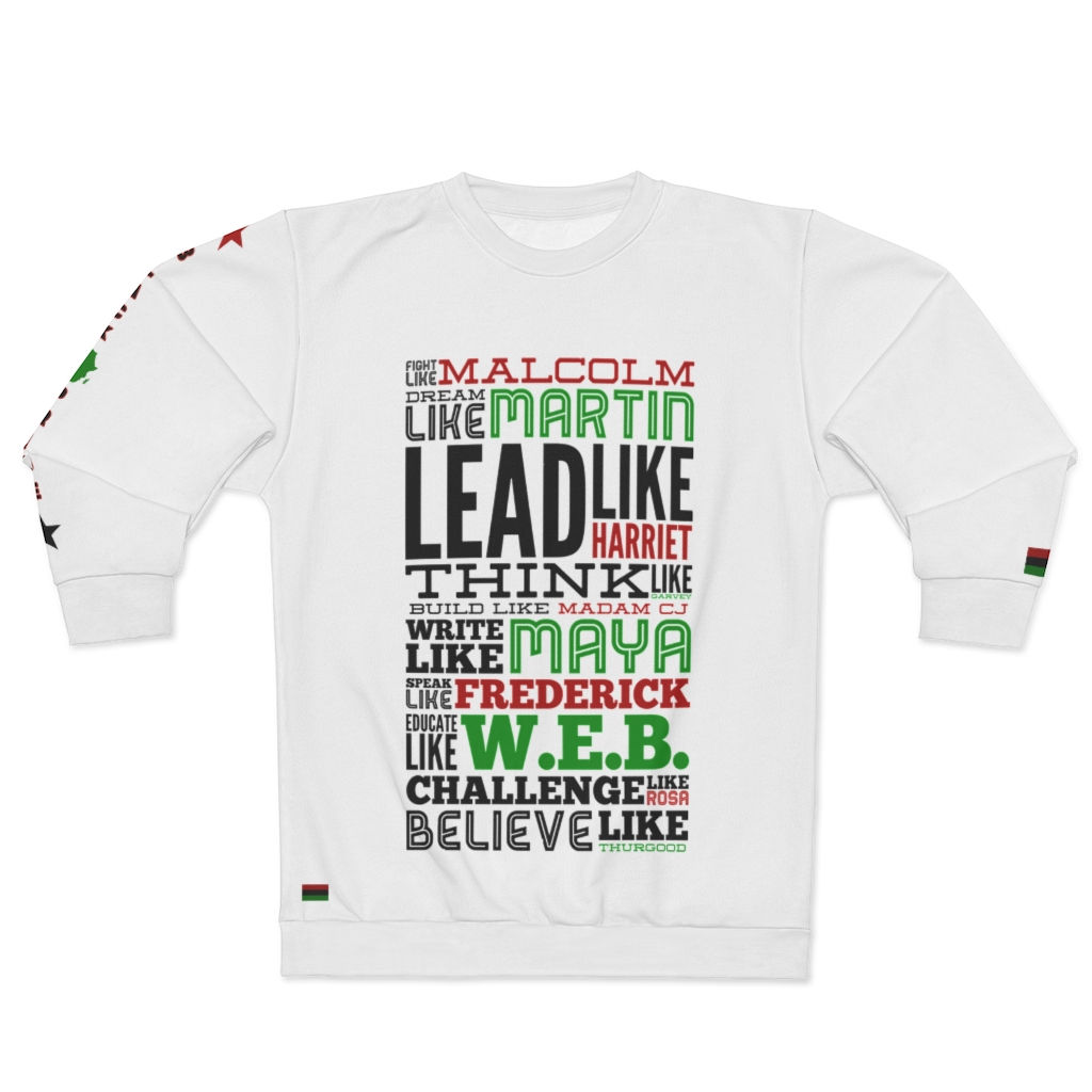 Living While BLACK: Black History WHT Sweatshirt