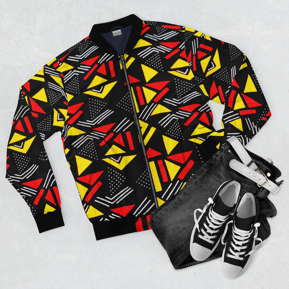 Thumbnail:  Rangi Bogolan Bomber Jacket