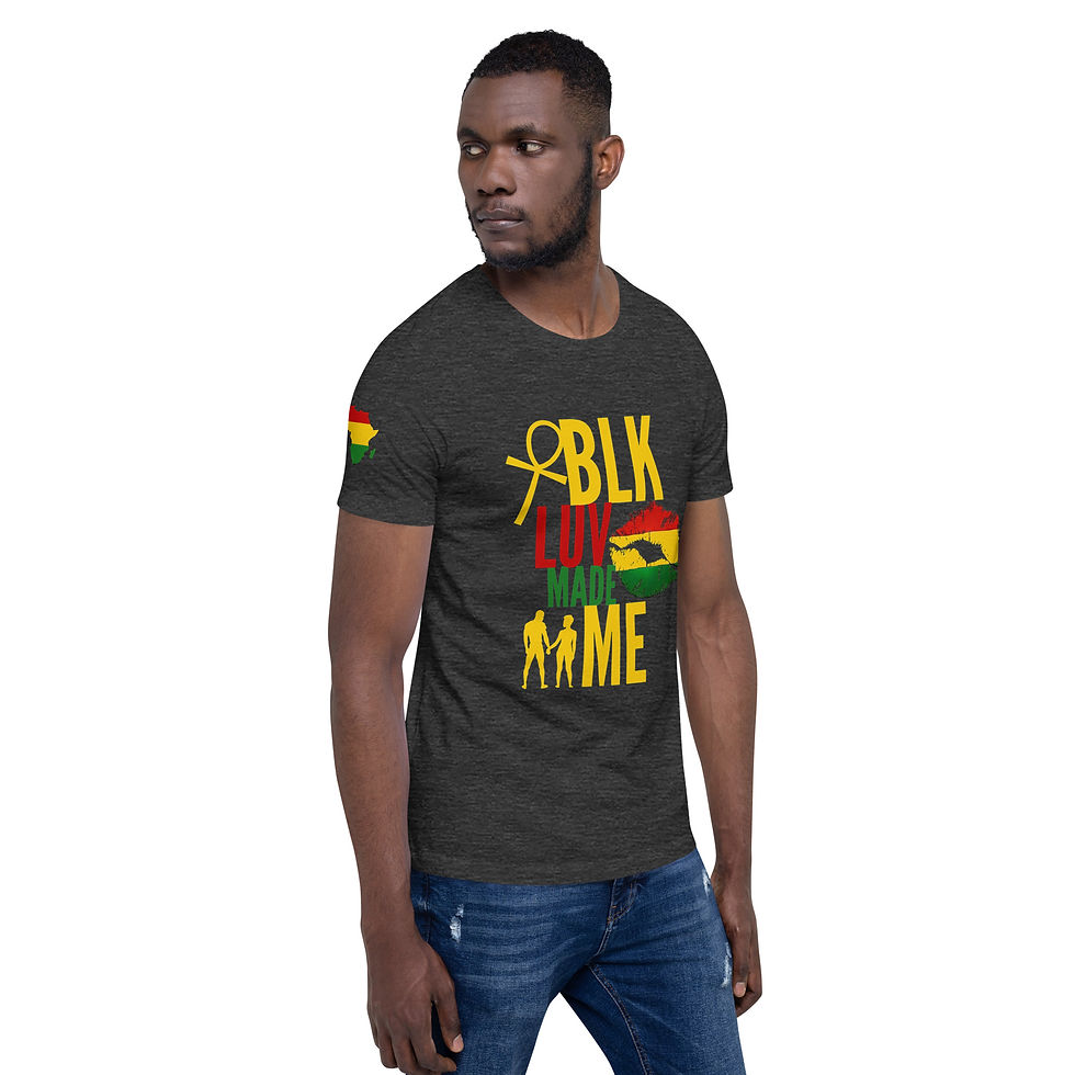 Thumbnail: BLK Luv Made Me: Black & Gray King's Tees