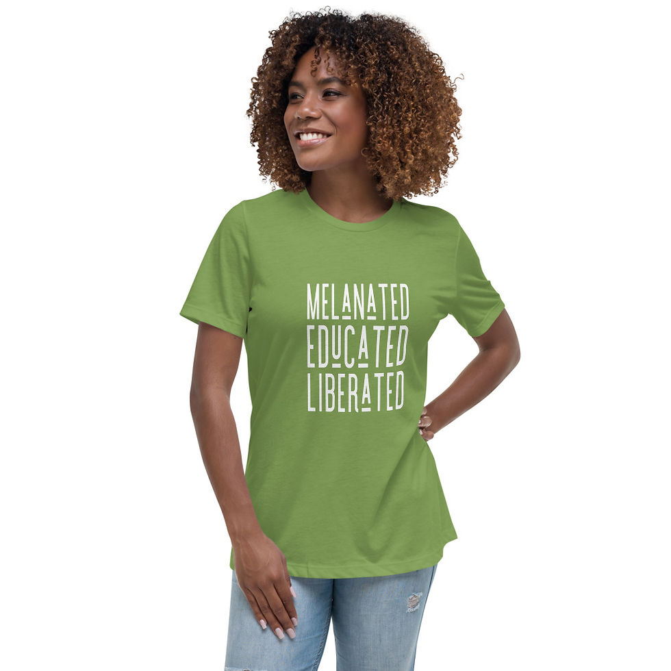 Thumbnail: MELANATED, EDUCATED, LIBERATED: Queen's Tee