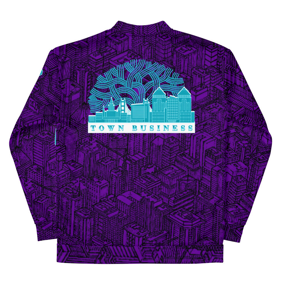 Thumbnail: I Do It 4 OAK: Grape Alternate Bomber Jacket