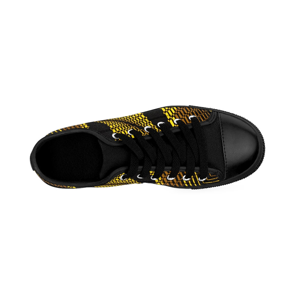 Thumbnail:  Gold Ankara SANKOFA: Sneakers