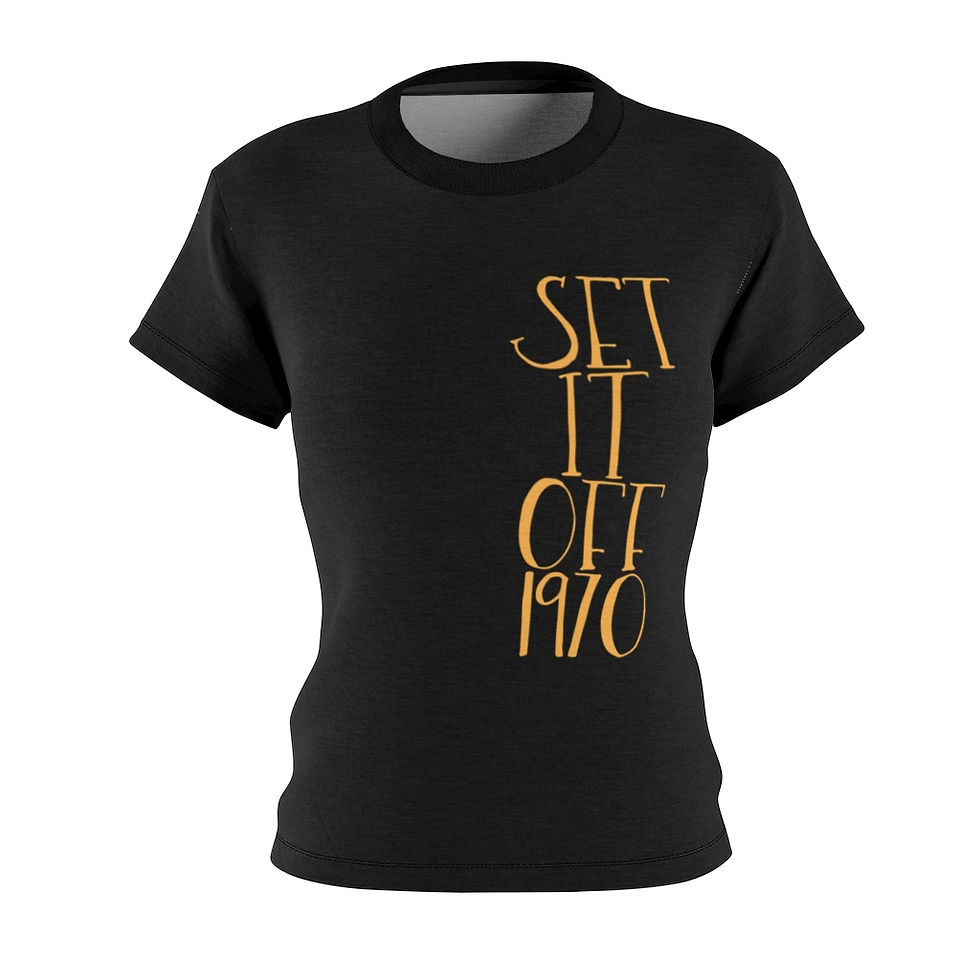 Thumbnail: SET IT OFF 1970: BLK Queen's Tee