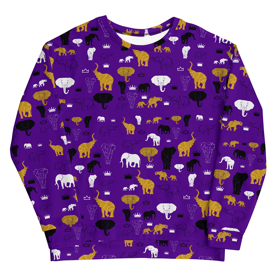 Thumbnail: Tembo Za Dhahabu: Purple Sweatshirt