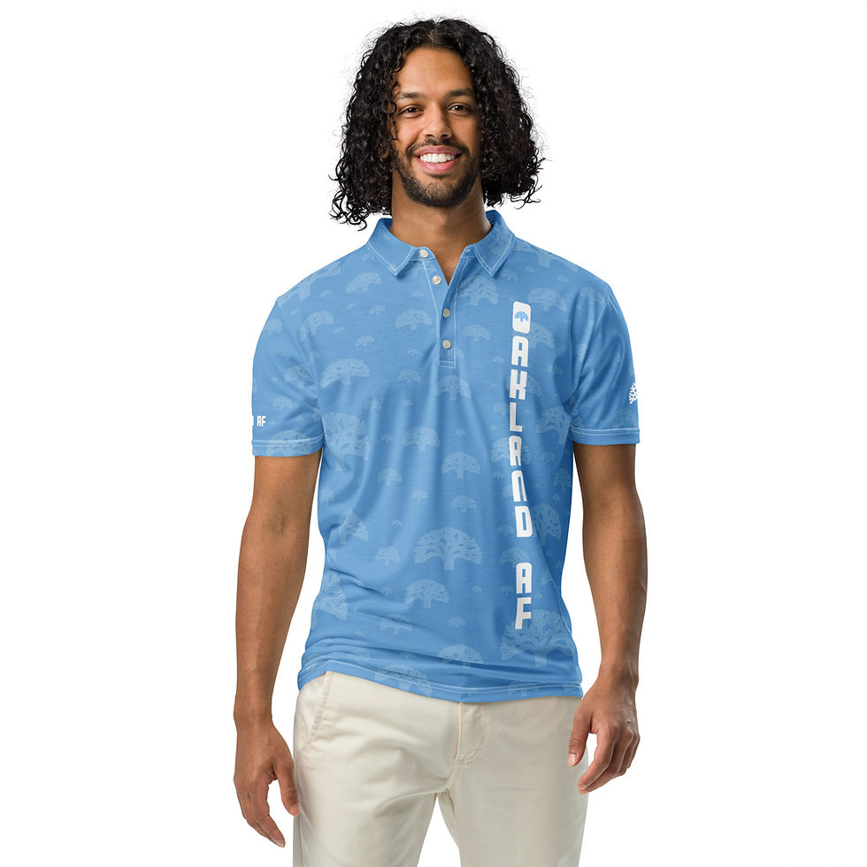 Thumbnail: Oakland AF: Legend Blue Edition Polo