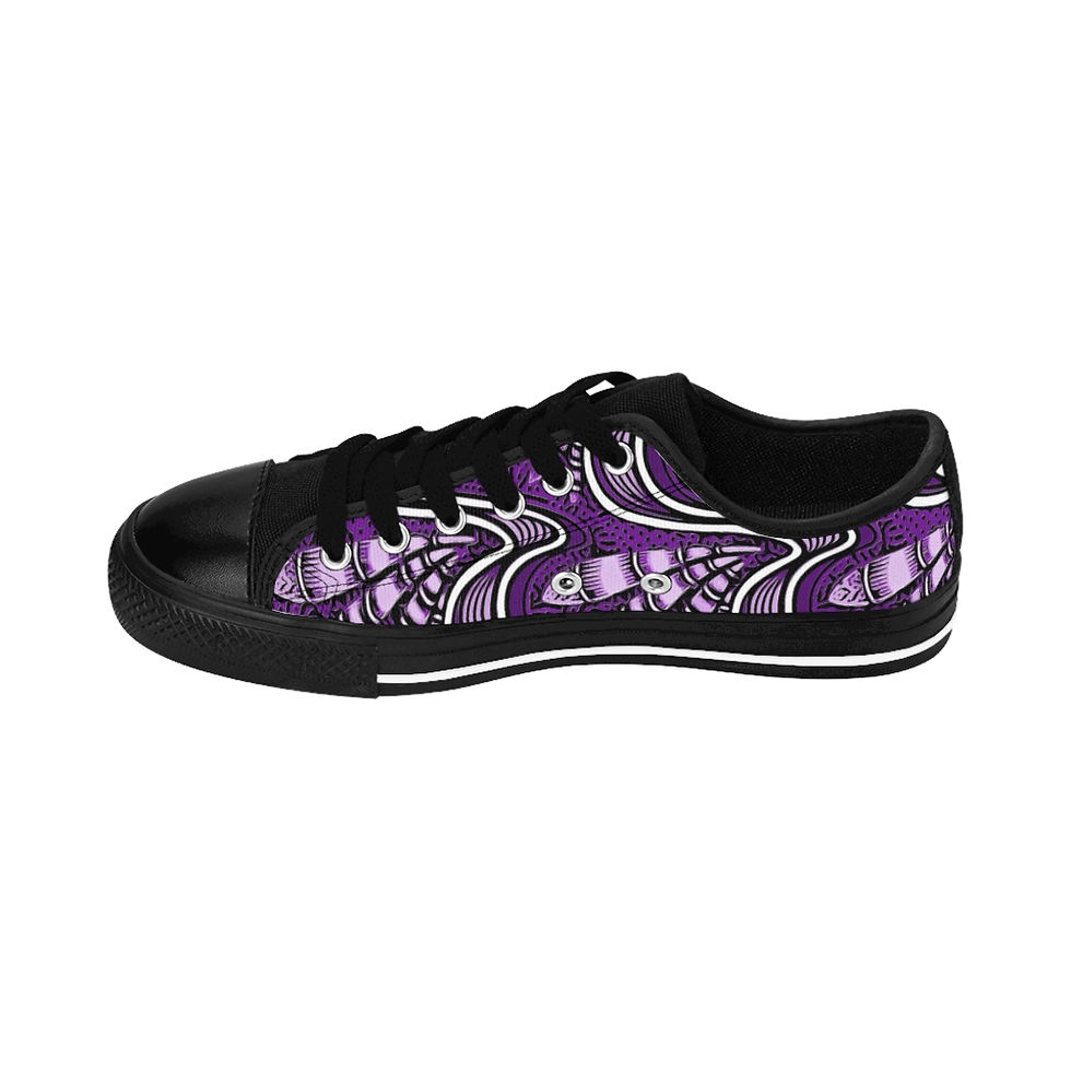 Thumbnail:  Purple KWAZULU KENTE Sneakers