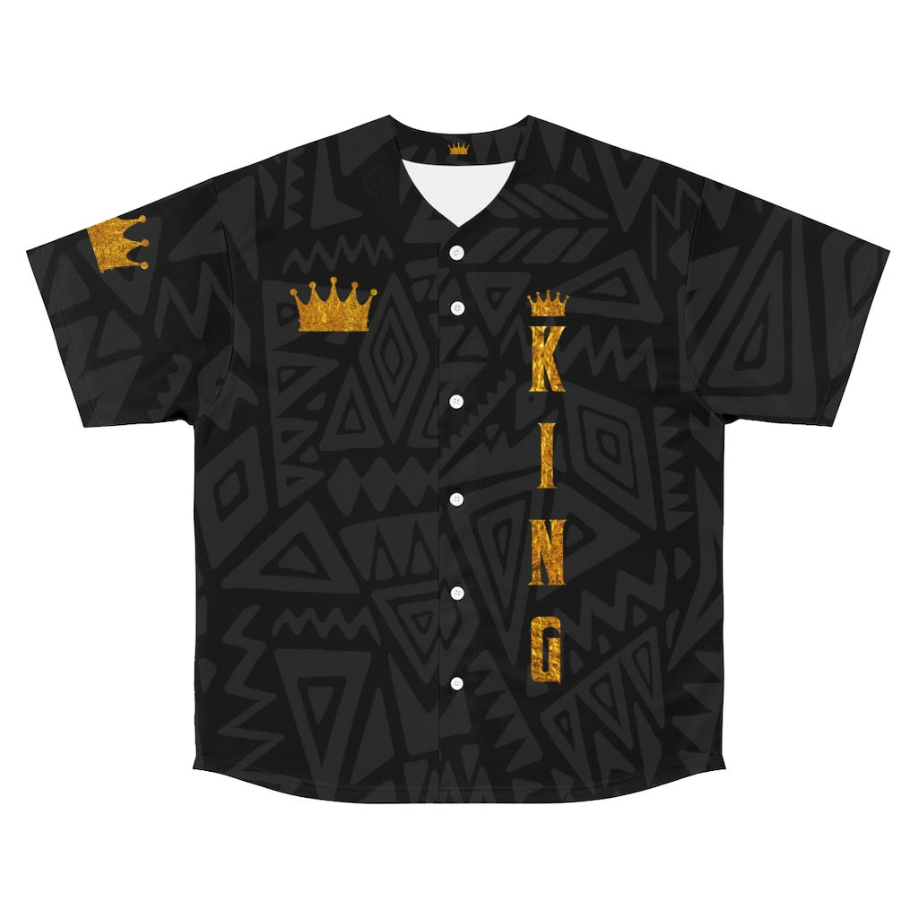      KING: BLK Baseball Jersey