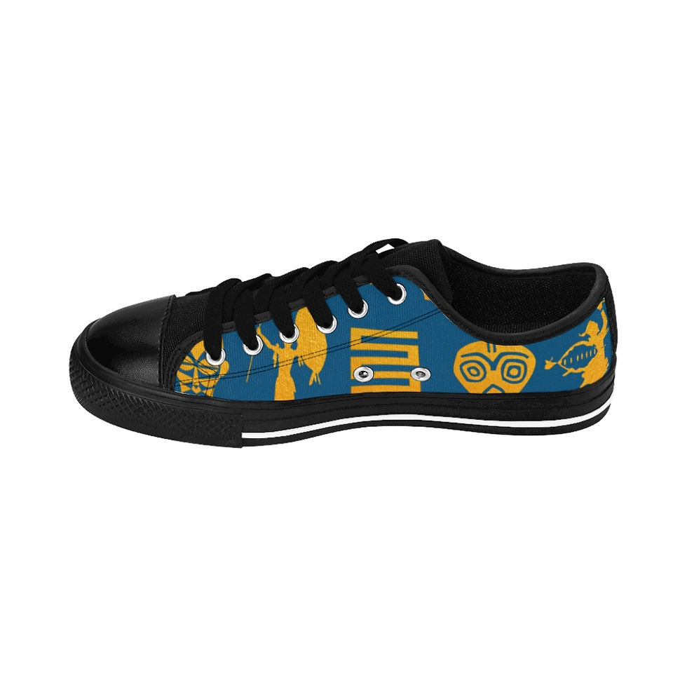 Thumbnail: TRIBAL N' True Ocean Blue Sneakers