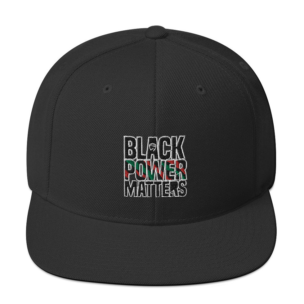 Thumbnail: BLACK POWER MATTERS: Snapback Hat